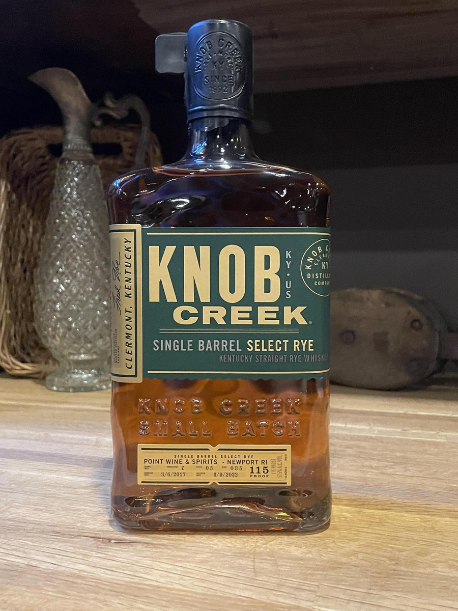 Whiskey Rye Knob Creek 750ml **Private PW&S Barrel Select** Point