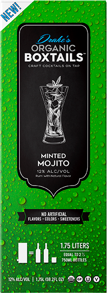 Cocktail Drake's Organic Boxtails Minted Mojito – Point Wine & Spirits