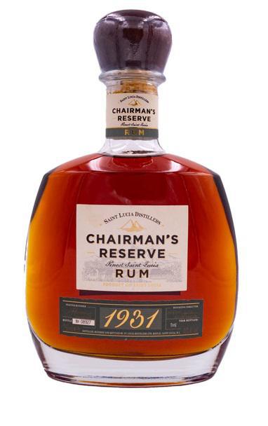 Rum Saint Reserve 750ml 1931 Wine Chairman\'s Distillers & Lucia – Spirits Point