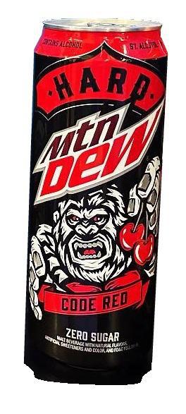 Malt 24oz Hard Mtn Dew Code Red – Point Wine & Spirits
