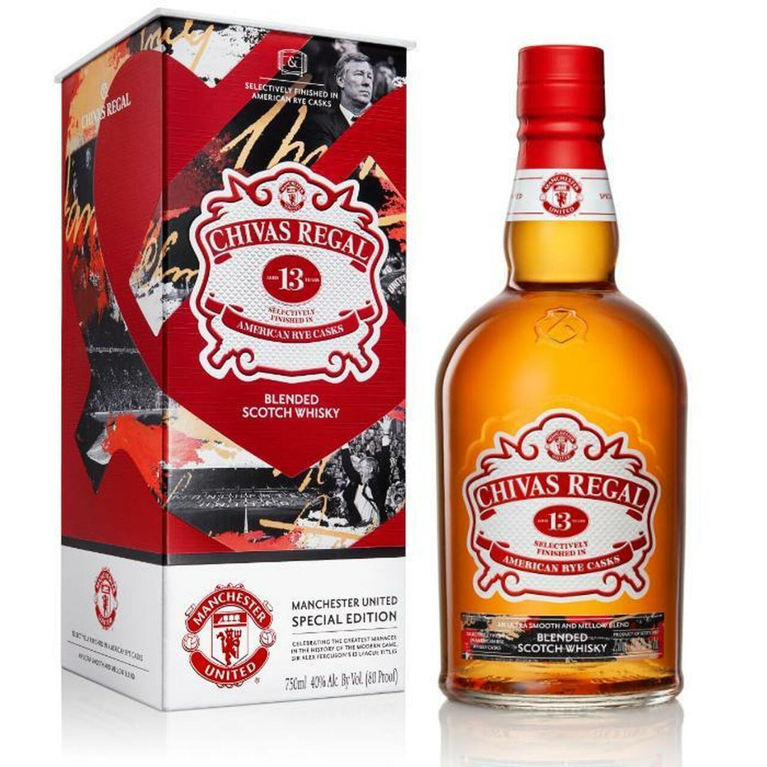 Scotch Chivas Regal 13yr American Rye Casks - Manchester United