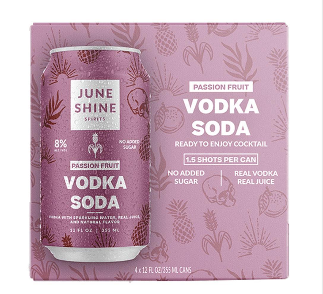 Cocktail June Shine 4pk Vodka Soda Passion Fruit Point Wine & Spirits